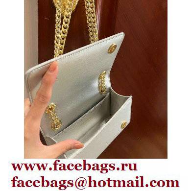 Dolce  &  Gabbana Calfskin 3.5 Chain phone bag Silver